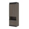Bestar Orion 30W Storage Cabinet with Pull-Out Shelf, Bark Gray & Graphite 116164-000047 - alternate 1